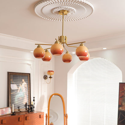 Caramel Sphere Ceiling fixture Chandelier