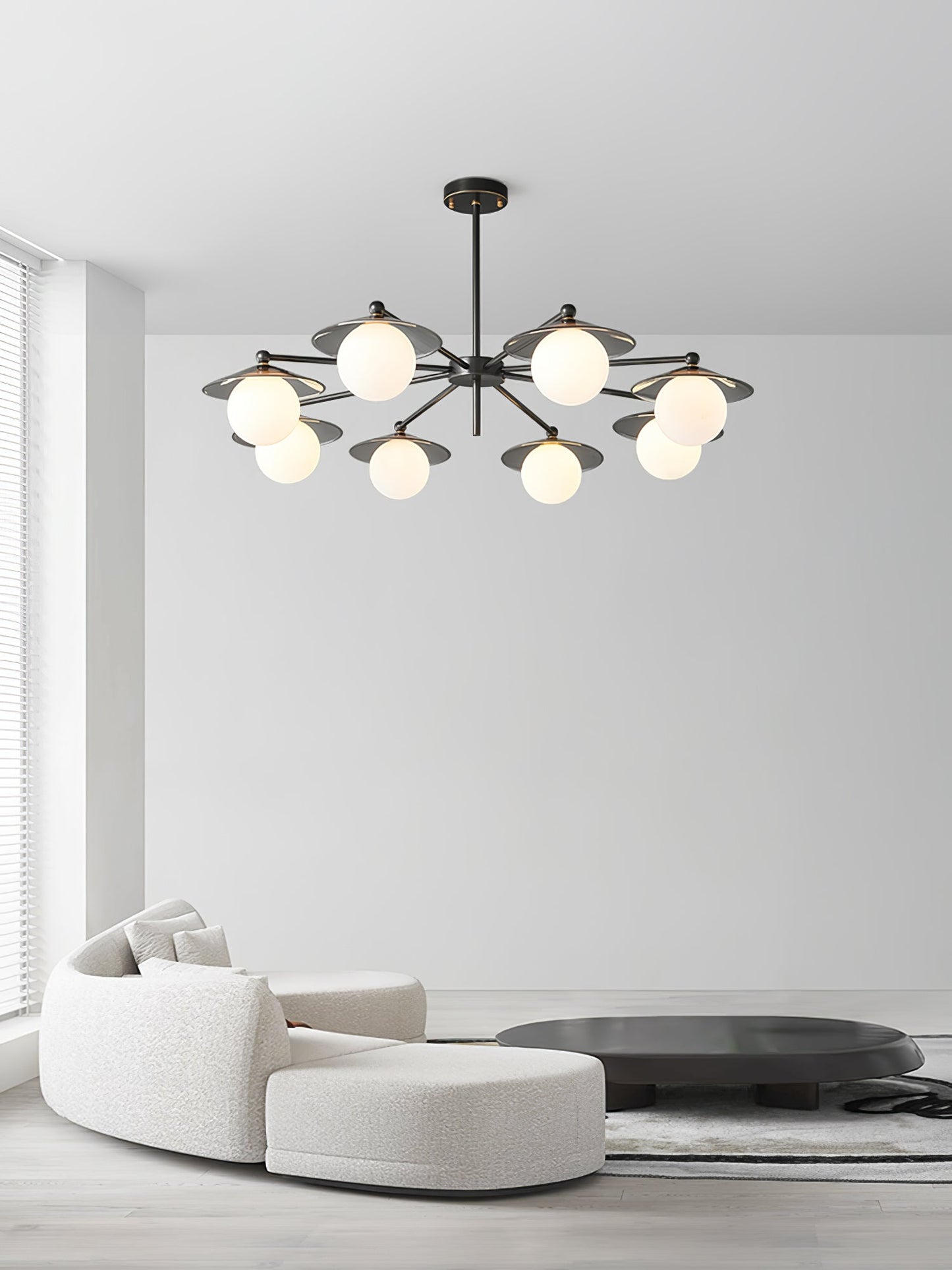Celestial Saucer Candelabrum Chandelier