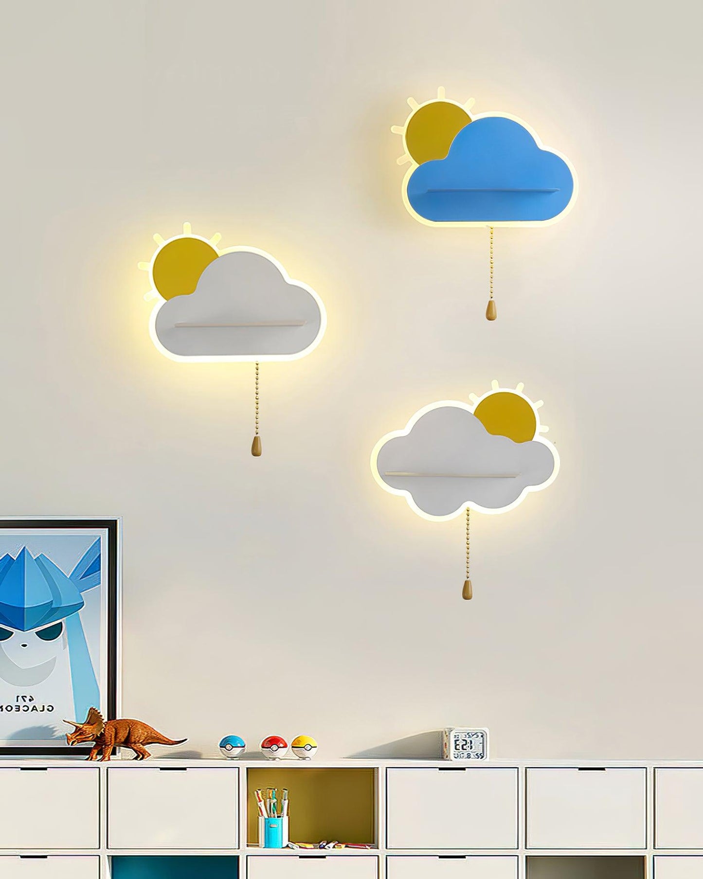 Child Cloud Sconce Wall Lamp