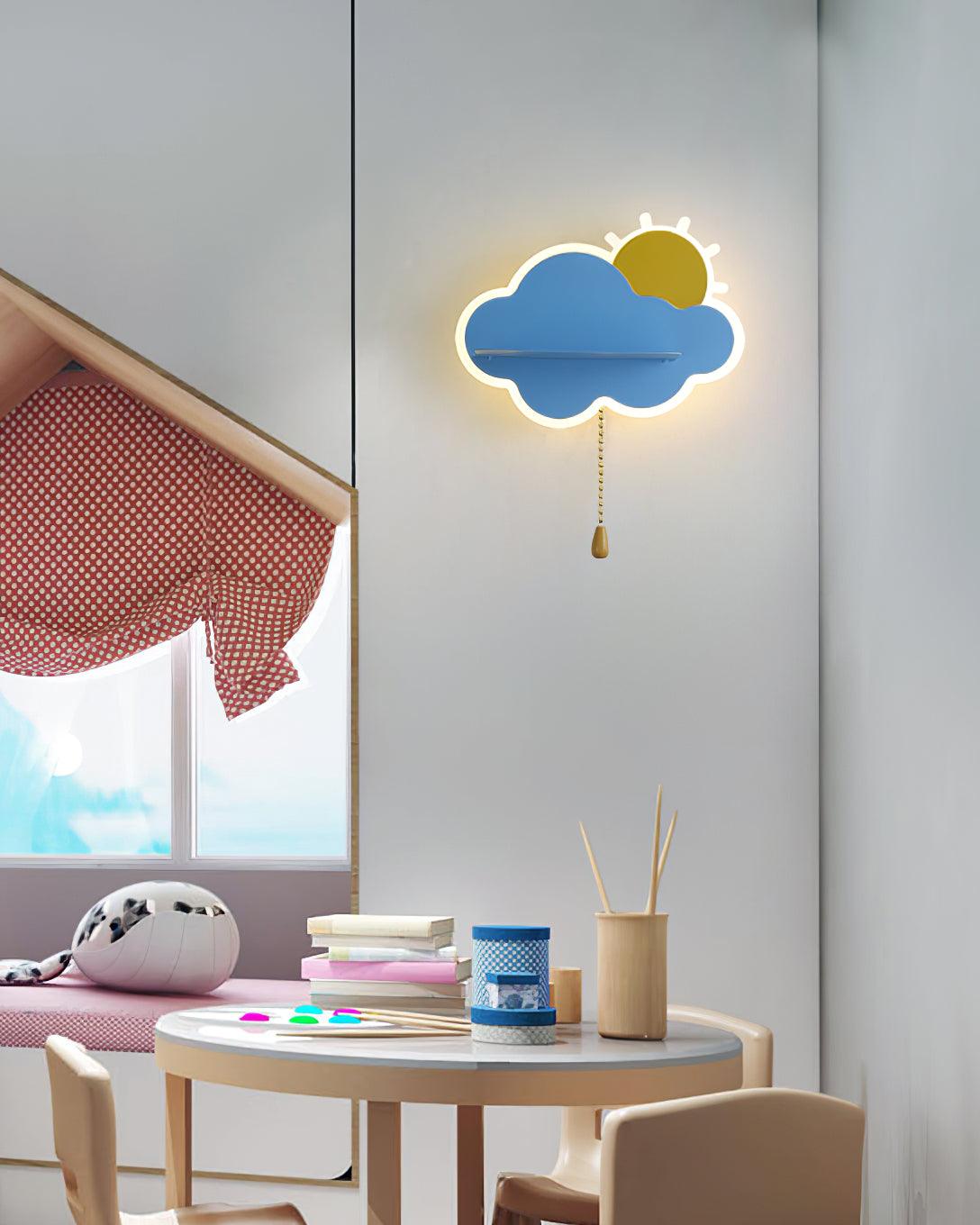 Child Cloud Sconce Wall Lamp