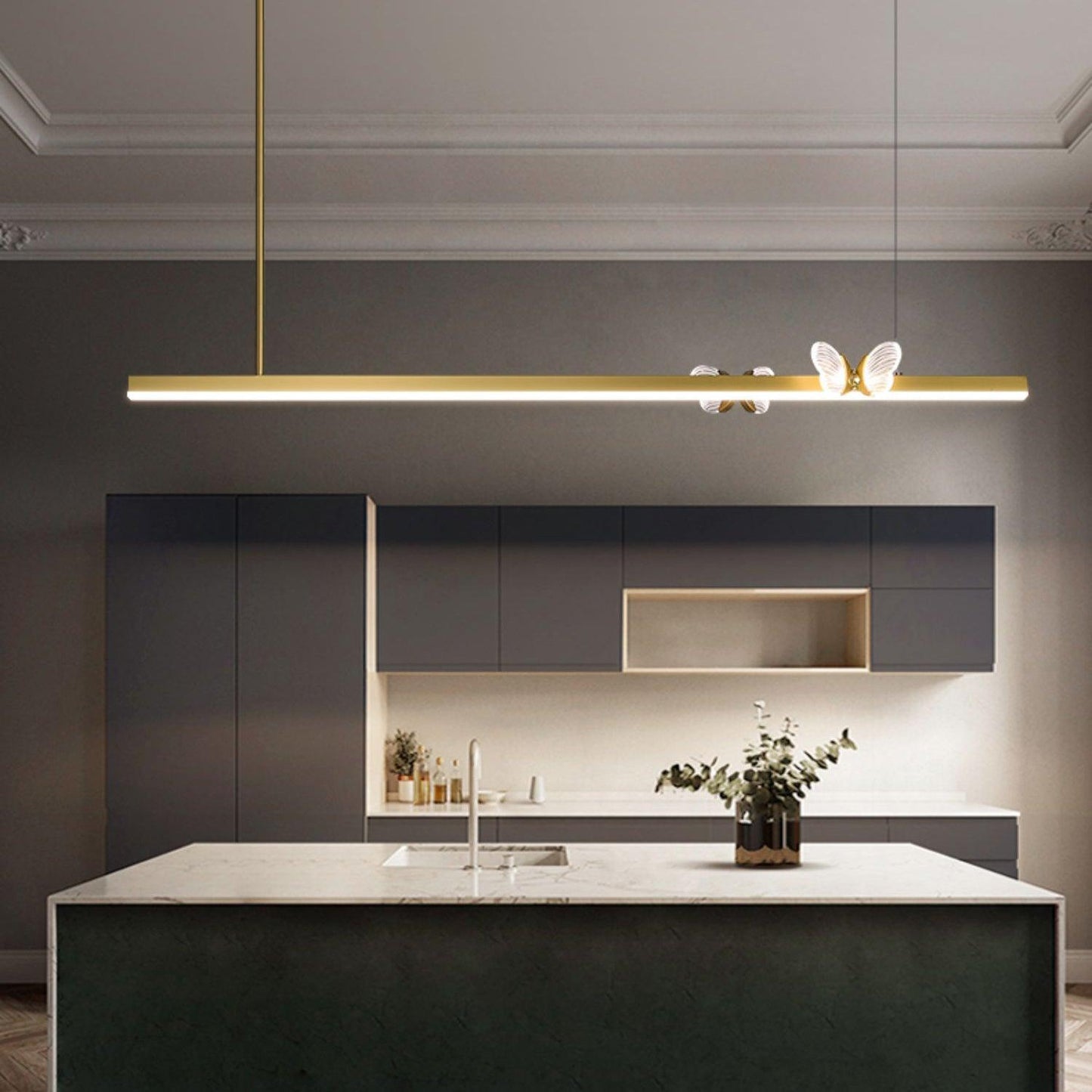 Cohen Butterfly Gasolier Chandelier