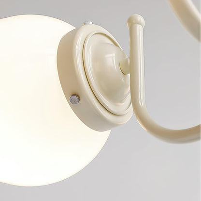 Cream Ball Electrolier Chandelier