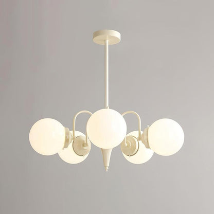 Cream Ball Electrolier Chandelier
