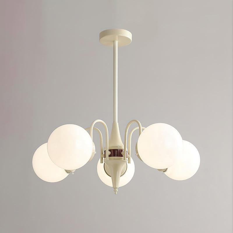 Cream Ball Electrolier Chandelier