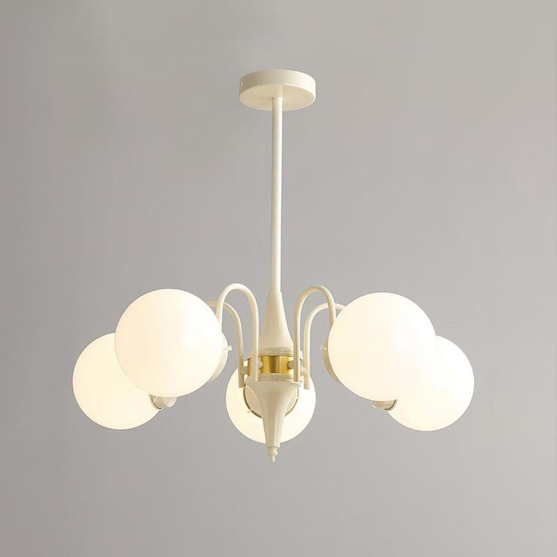 Cream Ball Electrolier Chandelier