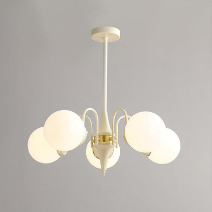 Cream Ball Electrolier Chandelier