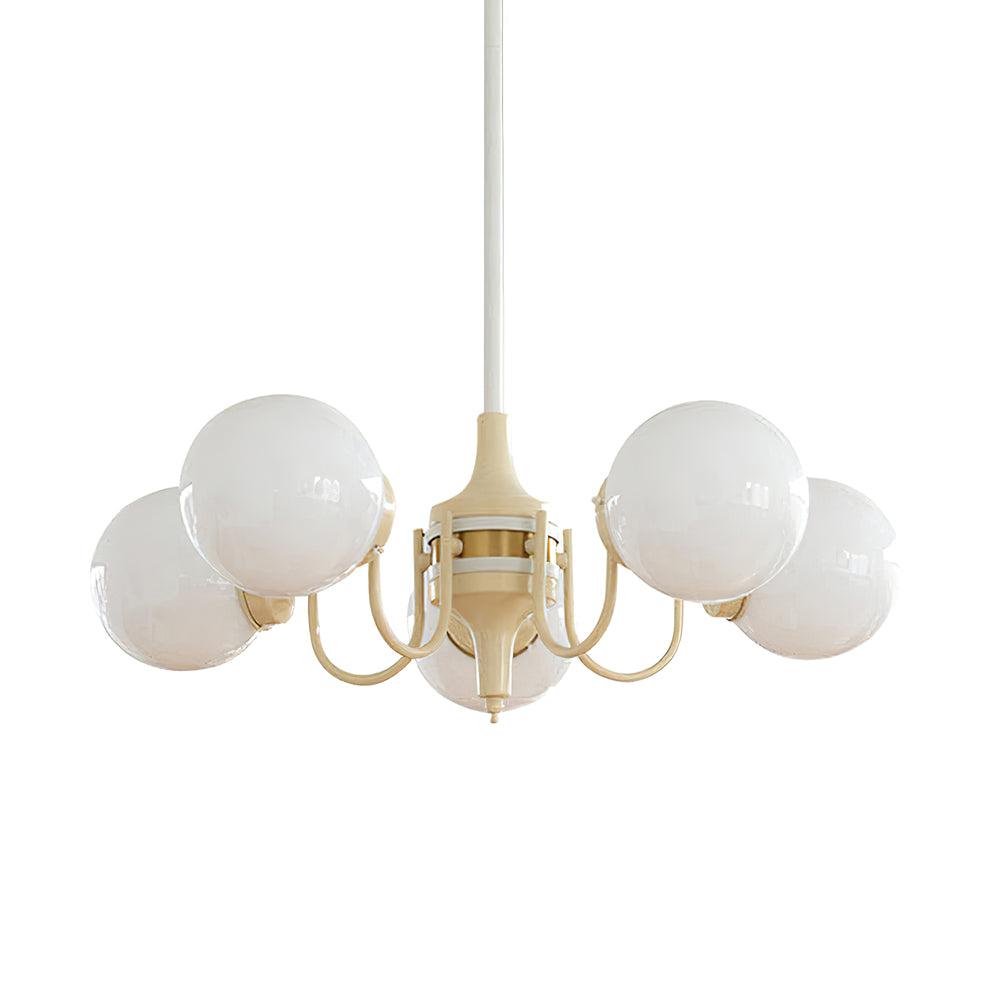 Cream Ball Electrolier Chandelier