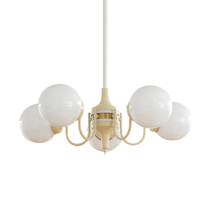 Cream Ball Electrolier Chandelier