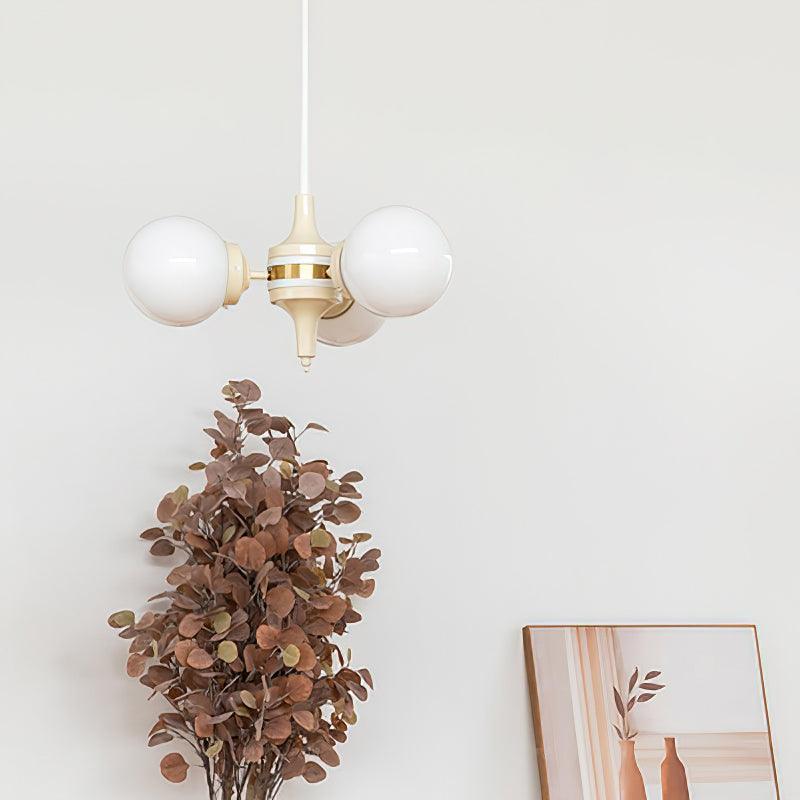 Cream Ball Electrolier Chandelier