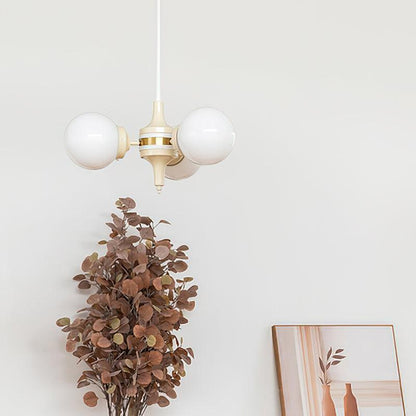 Cream Ball Electrolier Chandelier