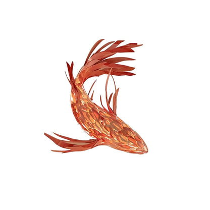 Crimson Swirl Koi Pendant light Chandelier