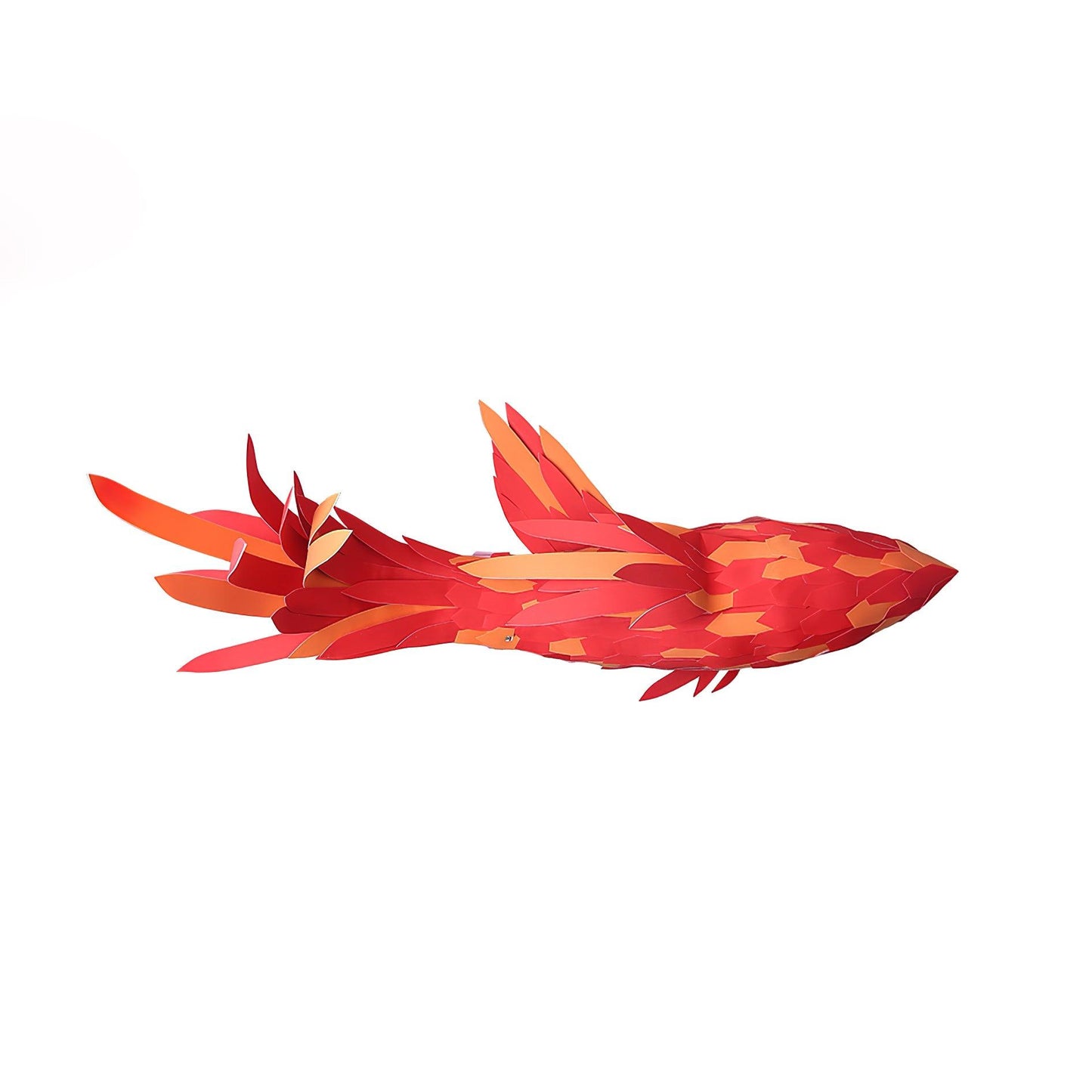Crimson Swirl Koi Pendant light Chandelier