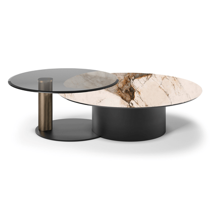 Arena Keramik Bond Cocktail Table - Fume