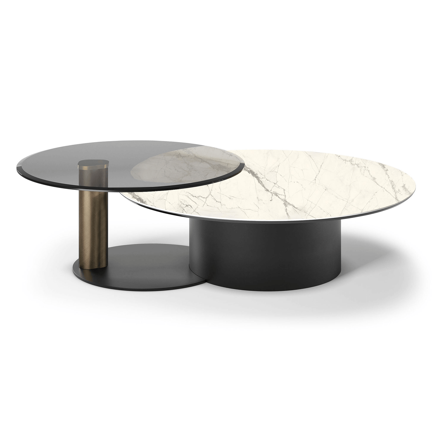 Arena Keramik Bond Cocktail Table - Fume