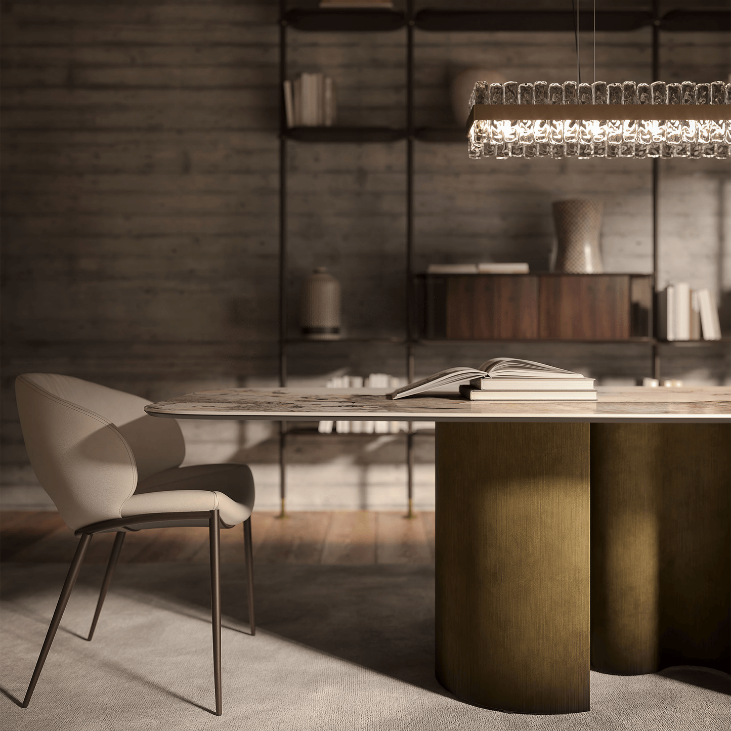 Papel Keramik Dining Table - 94.5 In