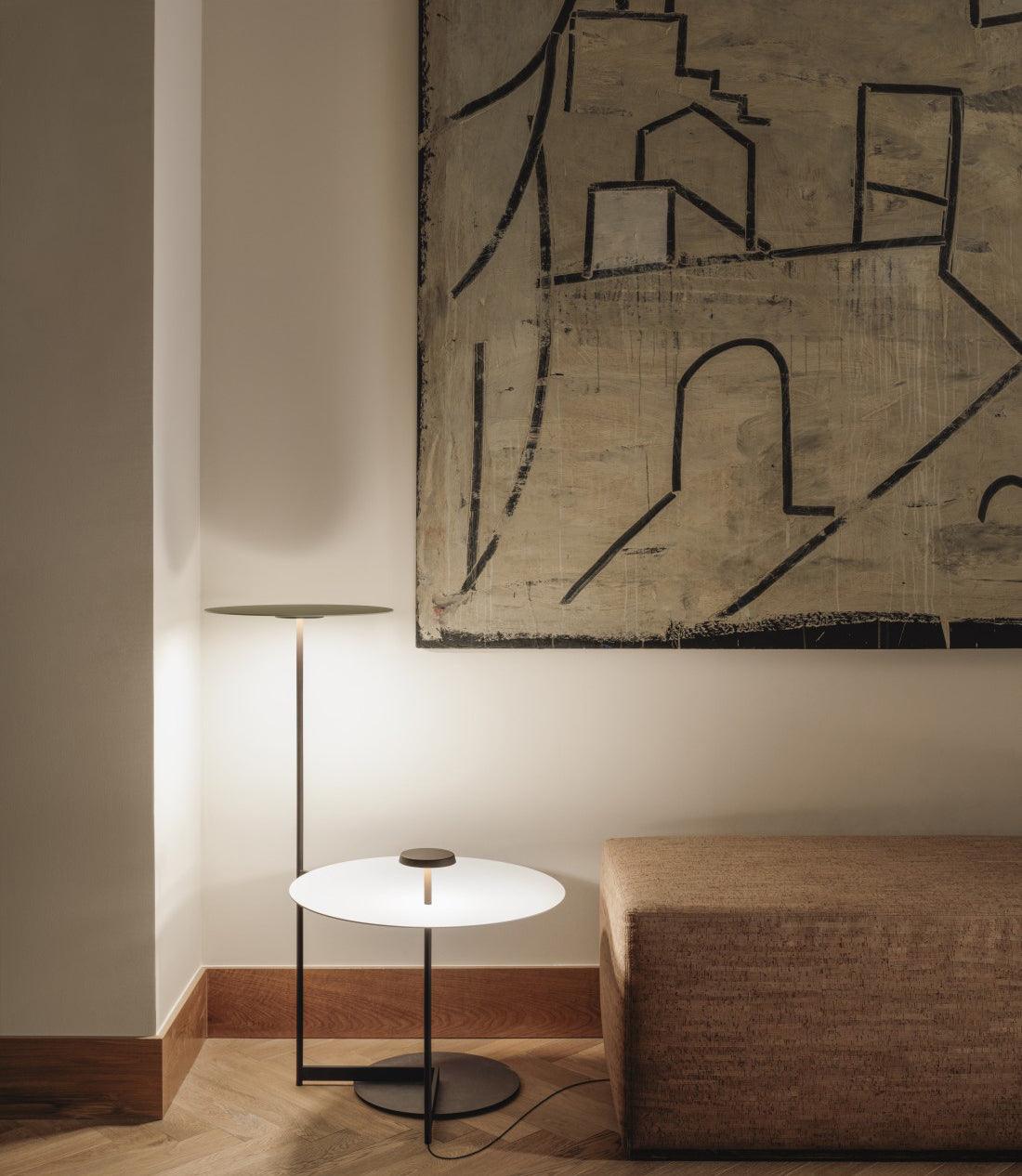 Flat Torchiere Lamp Floor Lamp