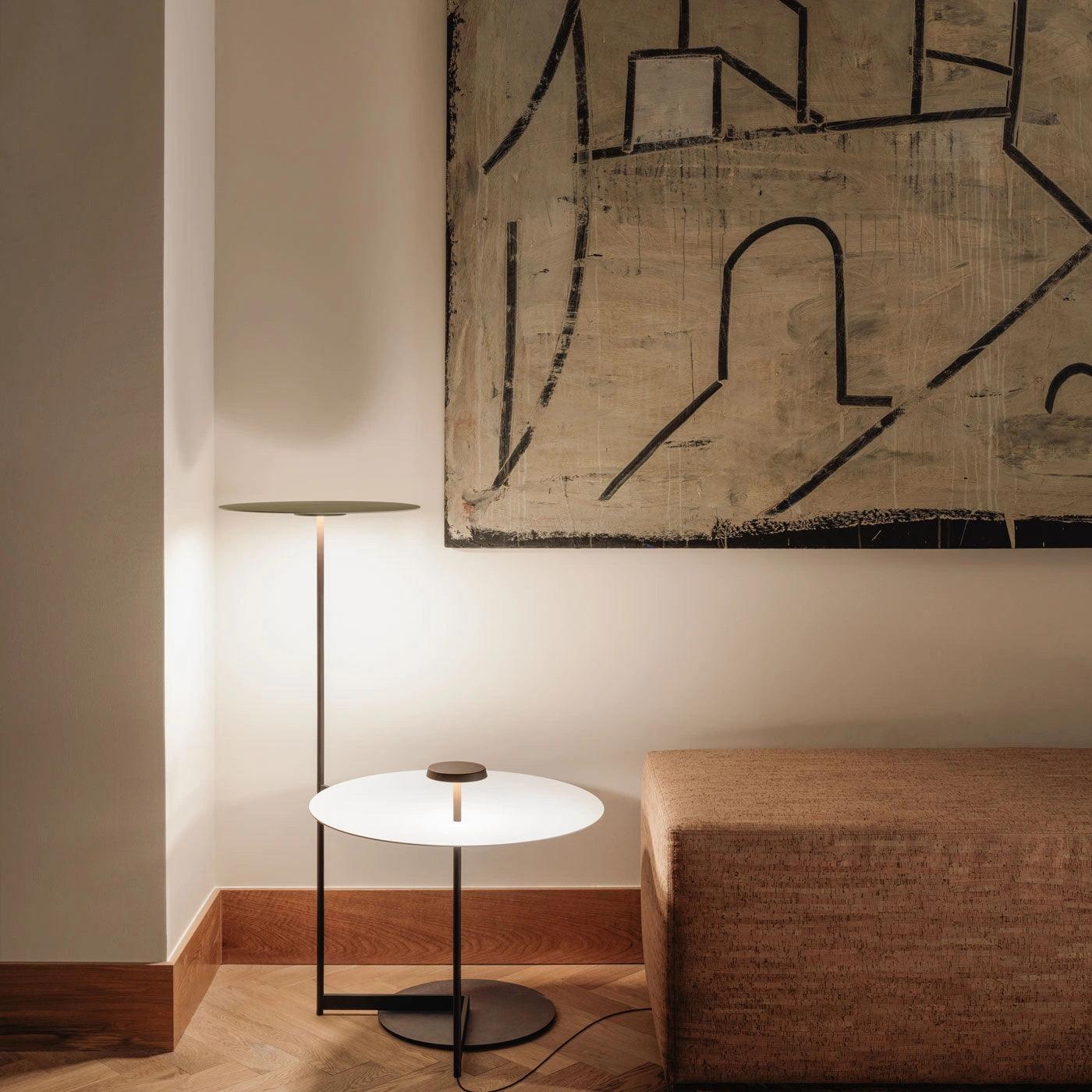Flat Torchiere Lamp Floor Lamp