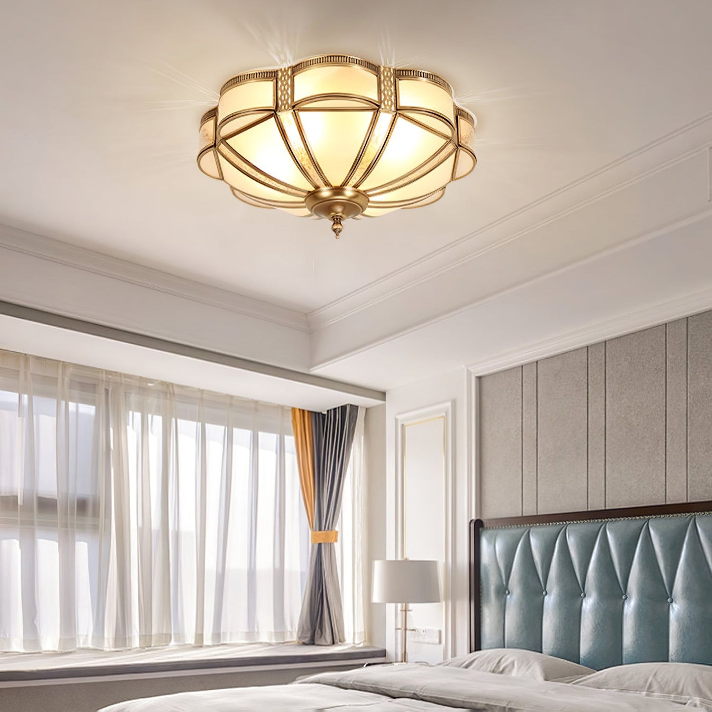 Floral Brass Ceiling fixture Ceiling Lamp