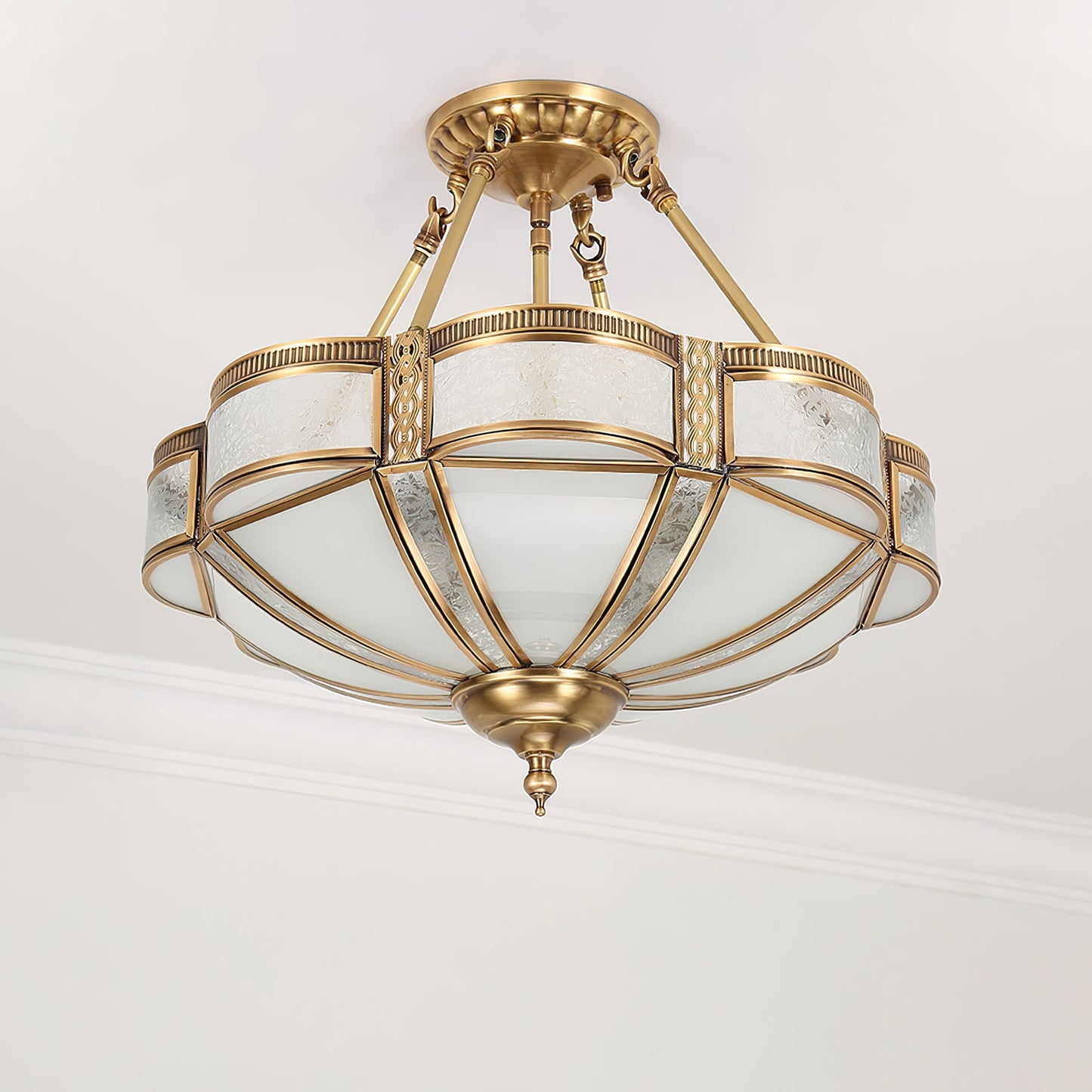 Floral Brass Ceiling fixture Ceiling Lamp