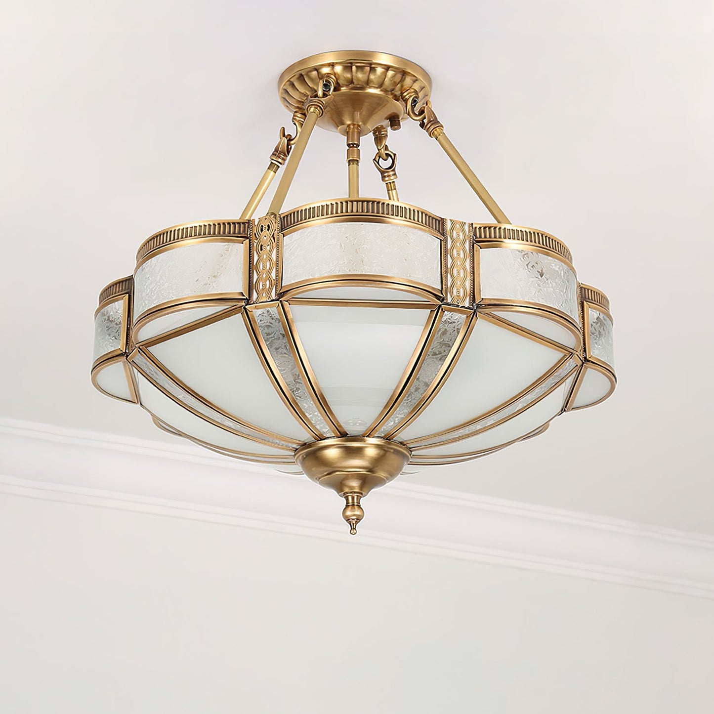 Floral Brass Ceiling fixture Ceiling Lamp