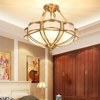 Floral Brass Ceiling fixture Ceiling Lamp