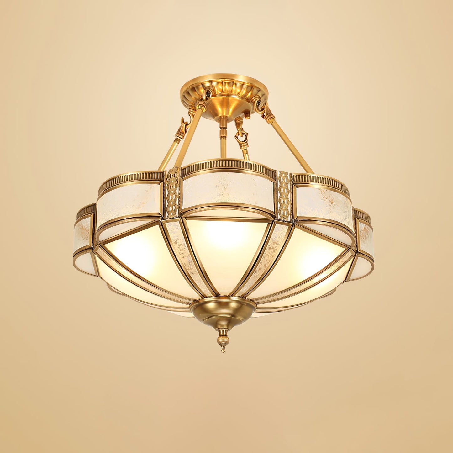 Floral Brass Ceiling fixture Ceiling Lamp