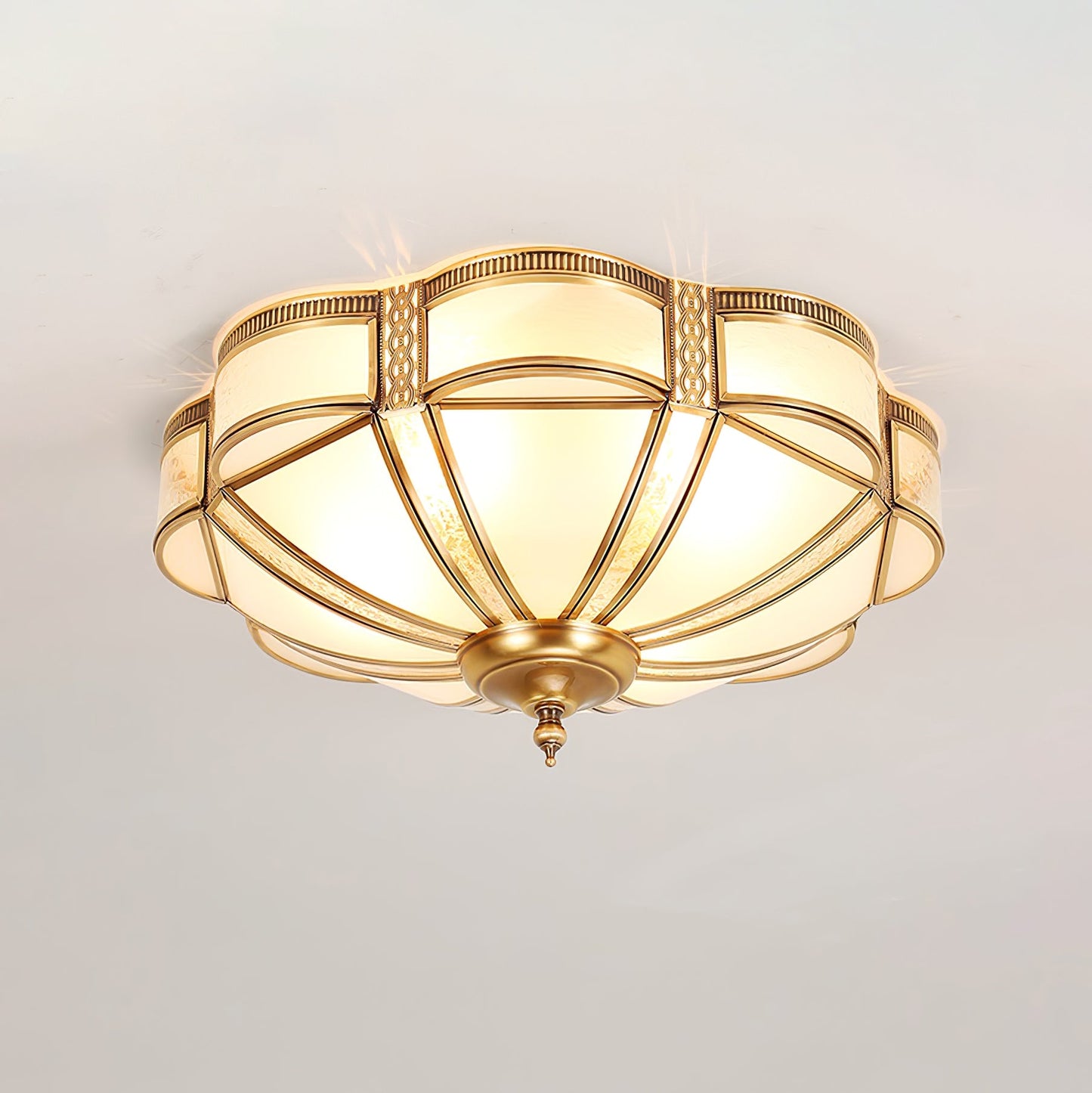 Floral Brass Ceiling fixture Ceiling Lamp