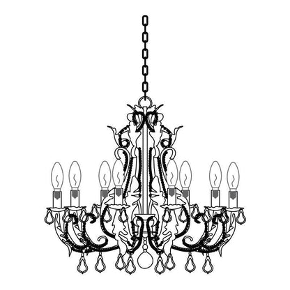 Candle Holder Crown Chandelier