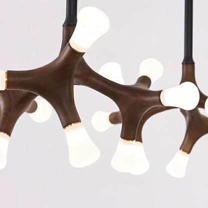 Flower Bone Gasolier Chandelier