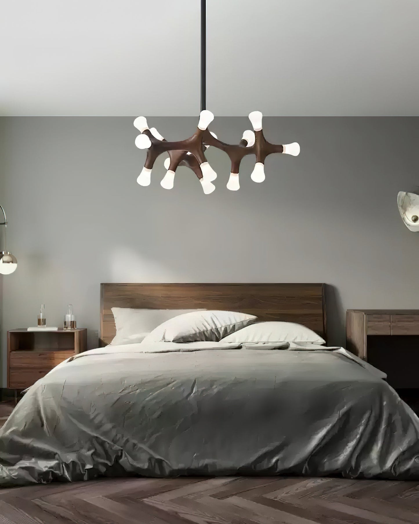 Flower Bone Gasolier Chandelier