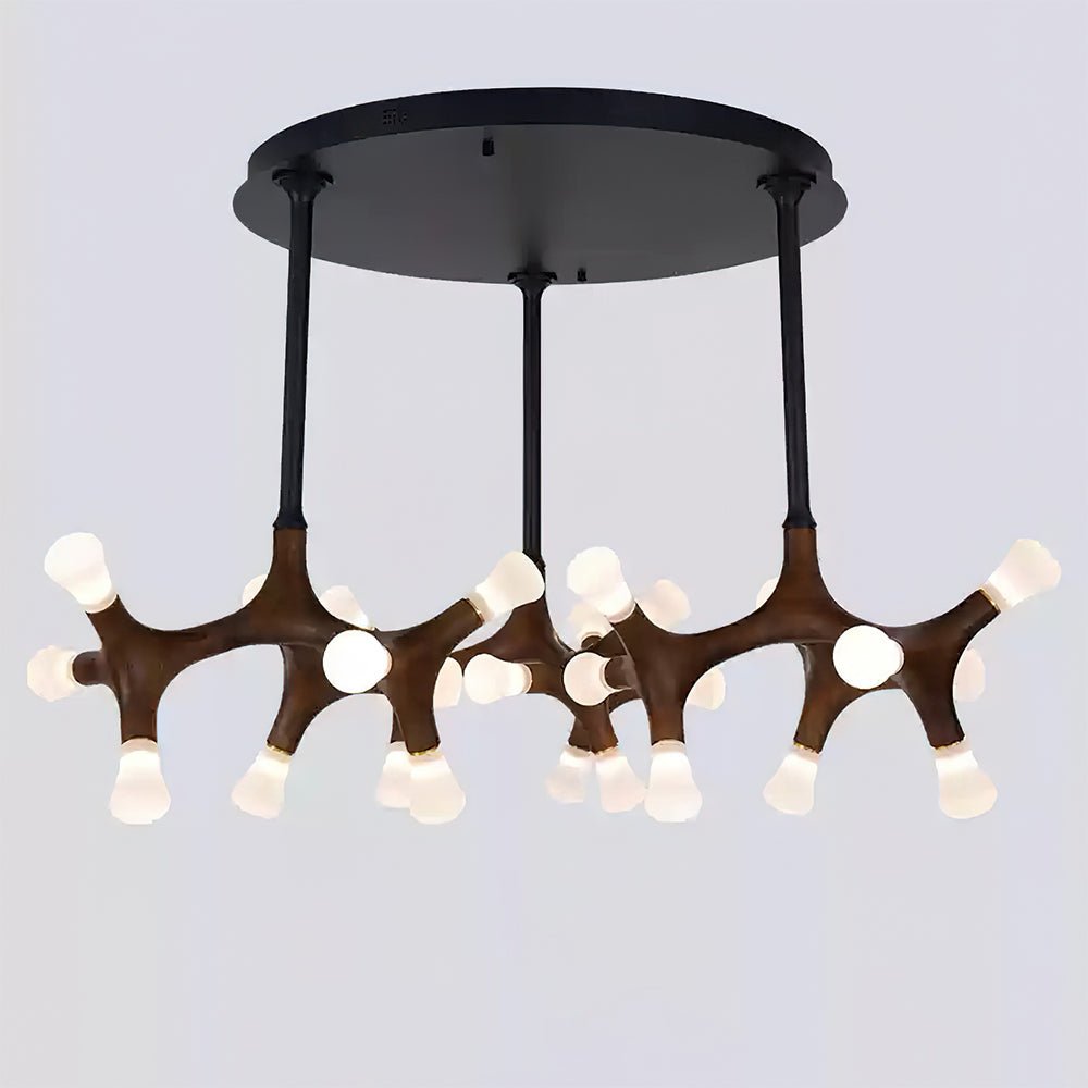 Flower Bone Gasolier Chandelier