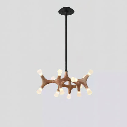 Flower Bone Gasolier Chandelier