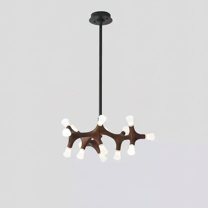 Flower Bone Gasolier Chandelier