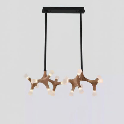 Flower Bone Gasolier Chandelier