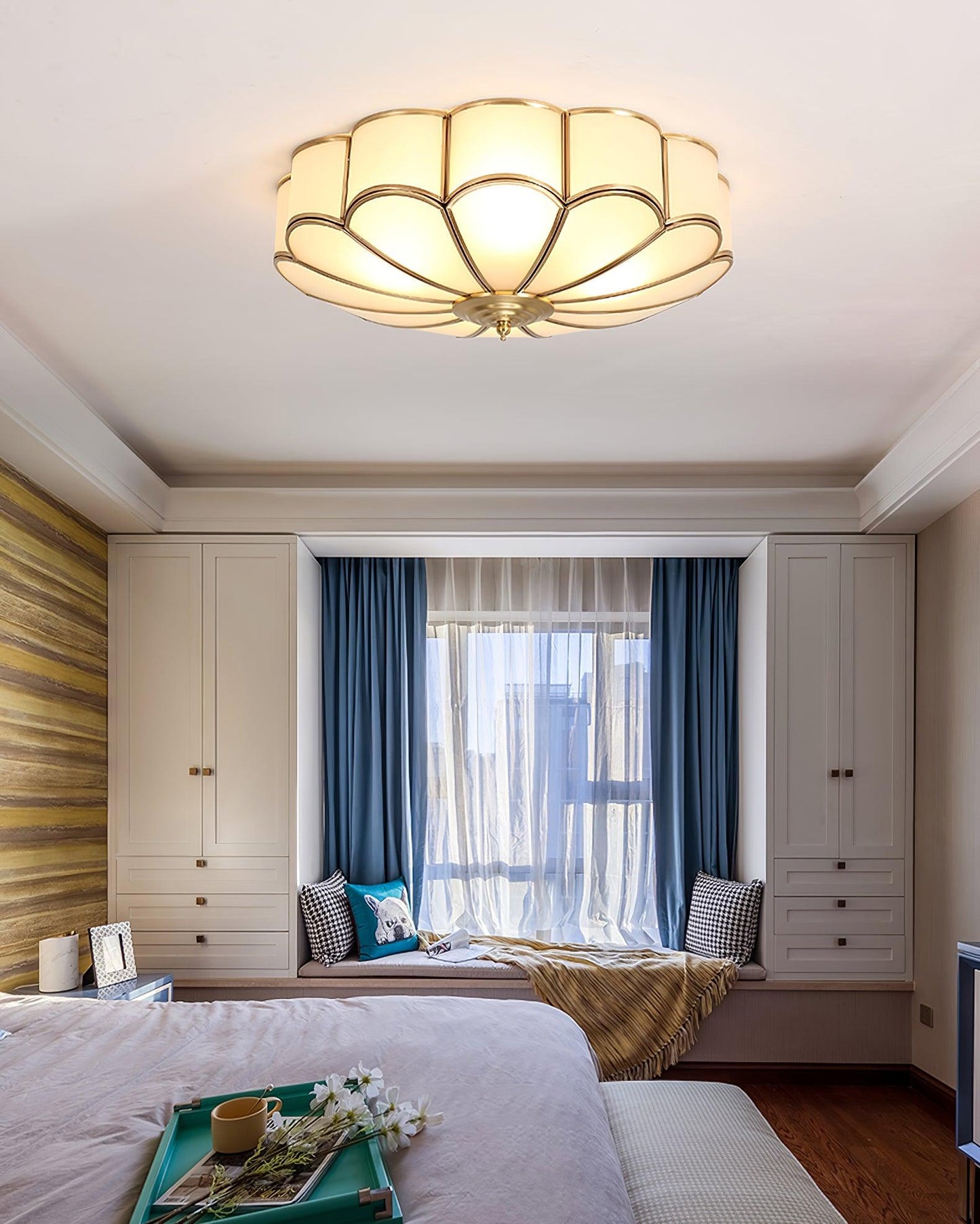 Scalloped Flush Overhead light Ceiling Light