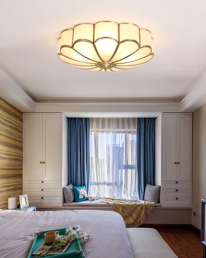 Scalloped Flush Overhead light Ceiling Light