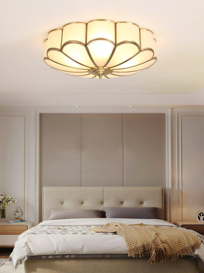 Scalloped Flush Overhead light Ceiling Light