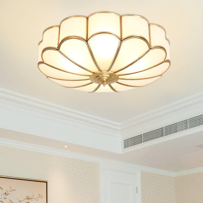 Scalloped Flush Overhead light Ceiling Light