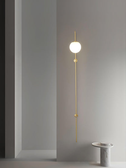 Globe Brass Bracket light Wall Sconce