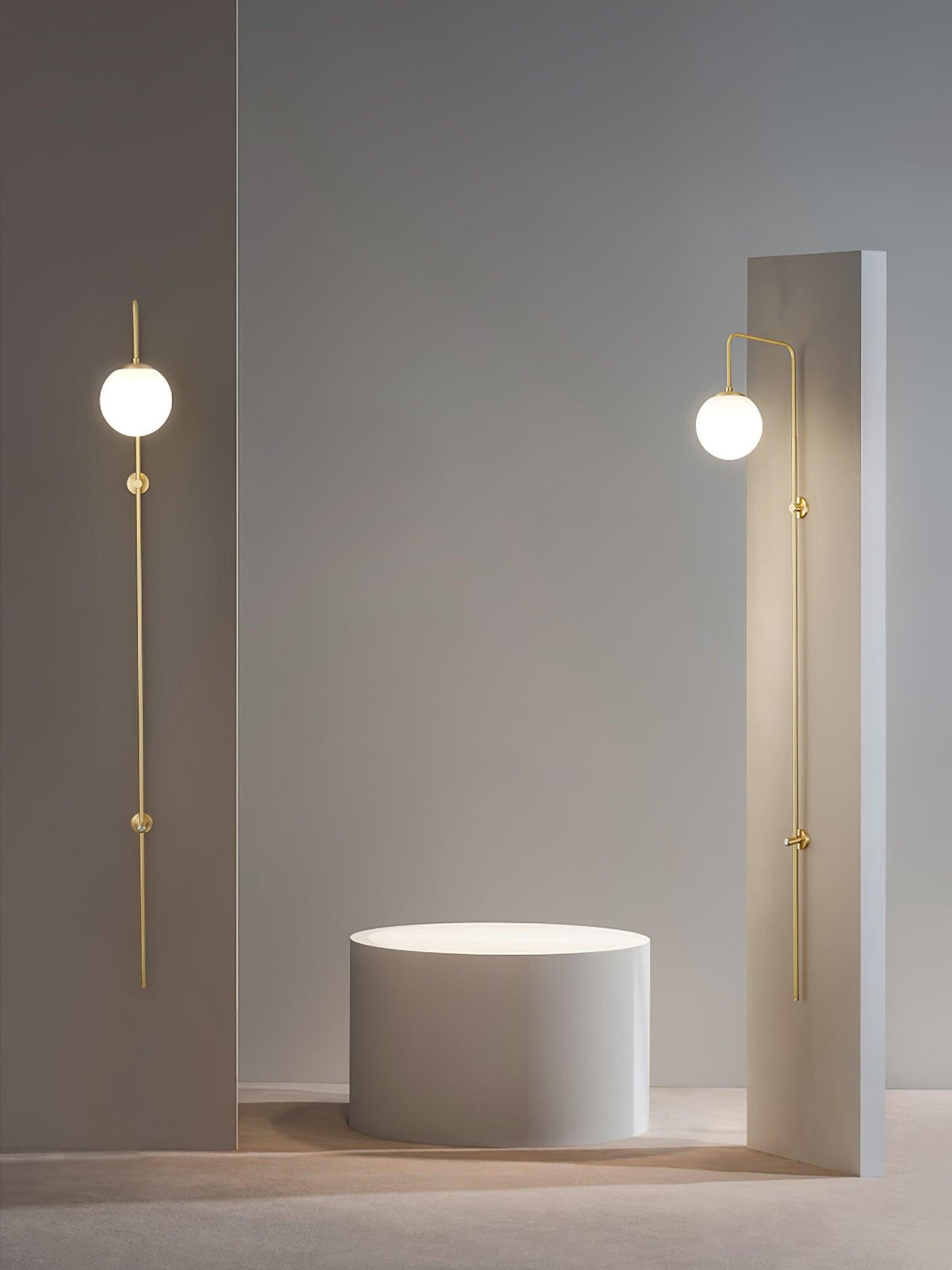 Globe Brass Bracket light Wall Sconce