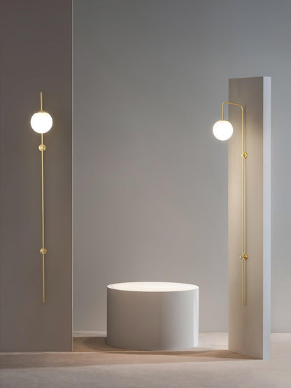 Globe Brass Bracket light Wall Sconce