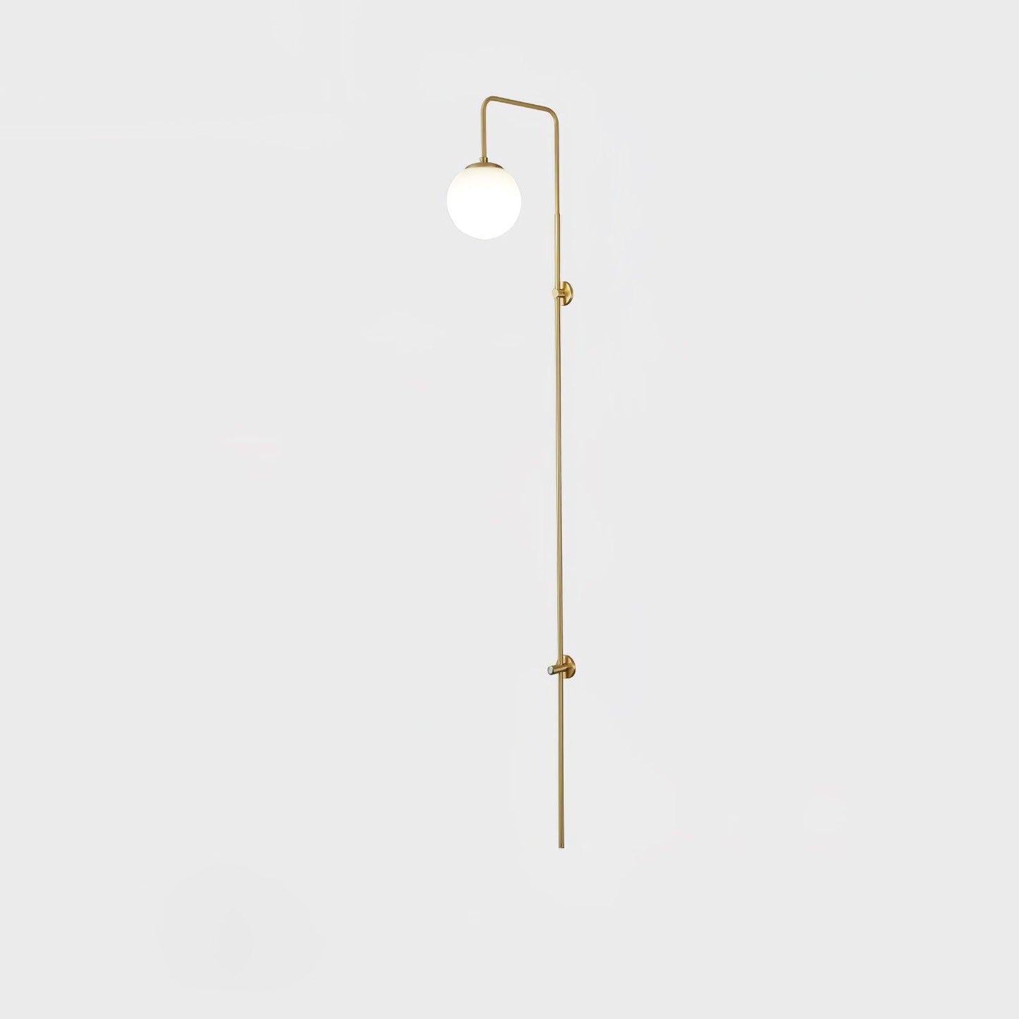 Globe Brass Bracket light Wall Sconce