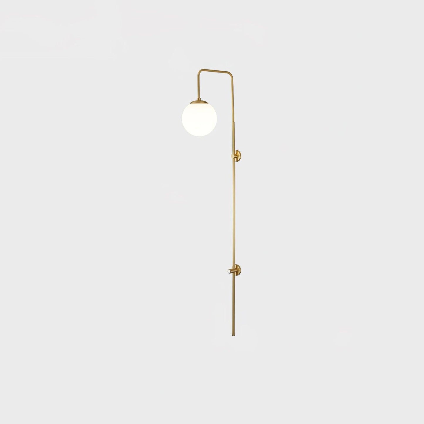 Globe Brass Bracket light Wall Sconce