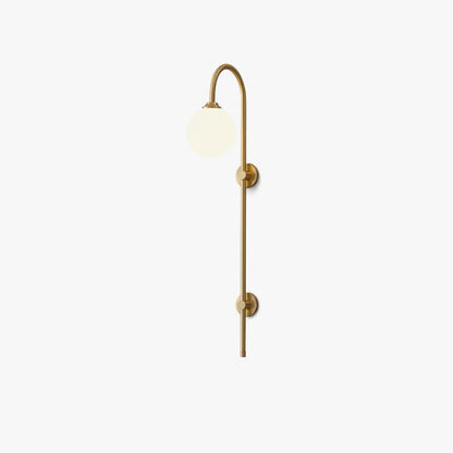 Globe Brass Bracket light Wall Sconce
