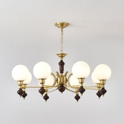 Globe Orb Candelabrum Chandelier
