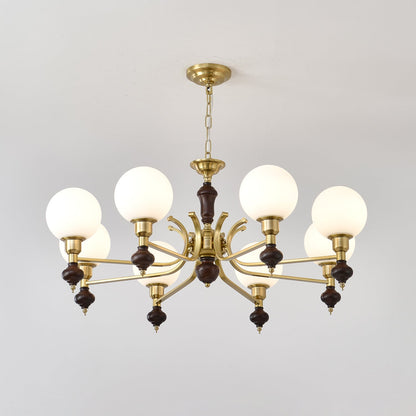 Globe Orb Candelabrum Chandelier