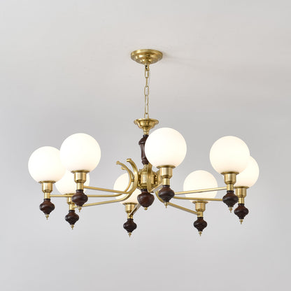 Globe Orb Candelabrum Chandelier