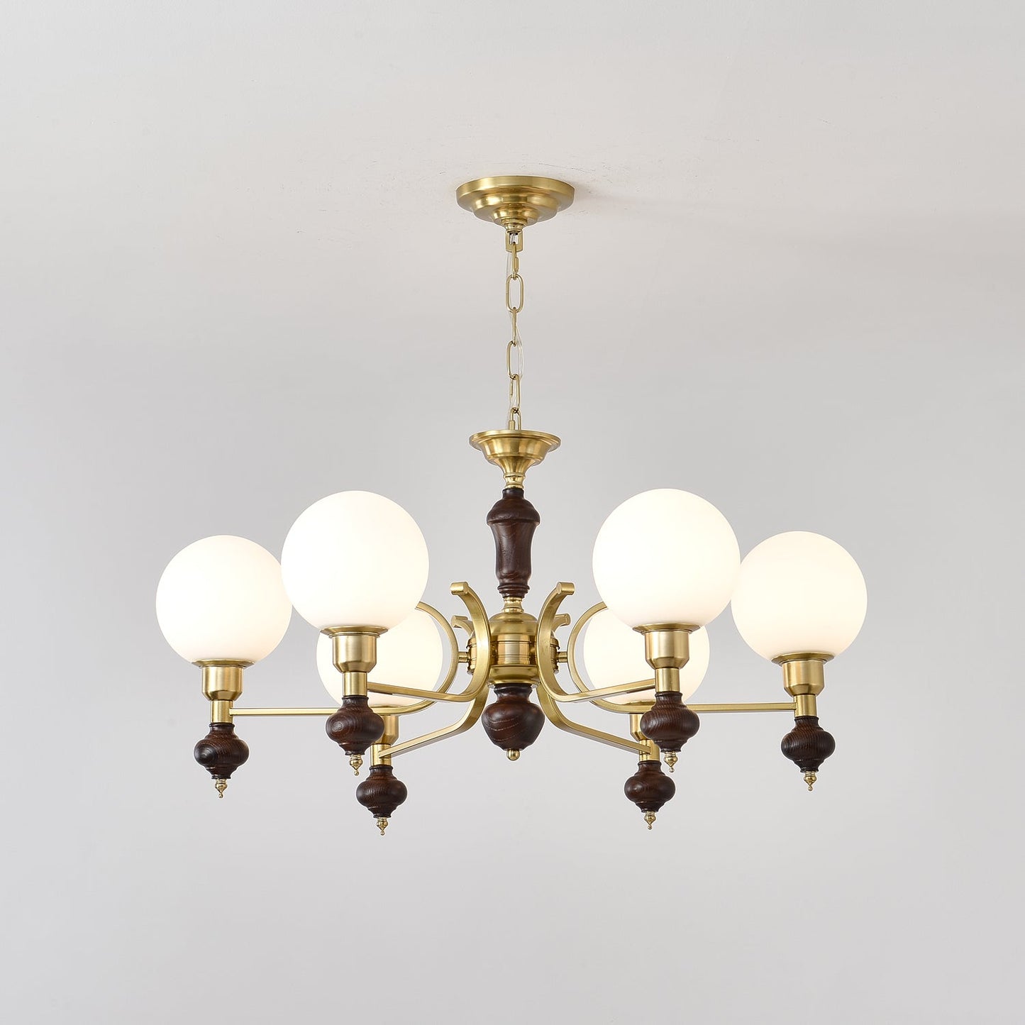 Globe Orb Candelabrum Chandelier