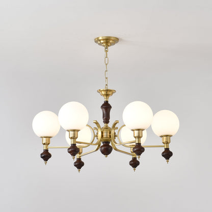 Globe Orb Candelabrum Chandelier