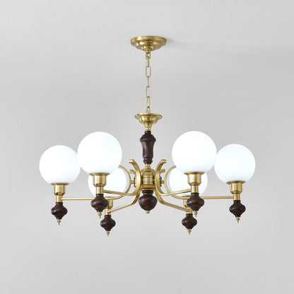 Globe Orb Candelabrum Chandelier